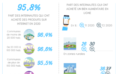 Le e-commerce français en 2020 : zones urbaines vs zones rurales